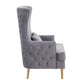 Alina Tall Tufted Back Chair by TOV S6479
