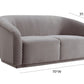 Yara 70 Pleated Velvet Loveseat by TOV S6484