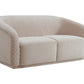 Yara 70 Pleated Velvet Loveseat by TOV S6484
