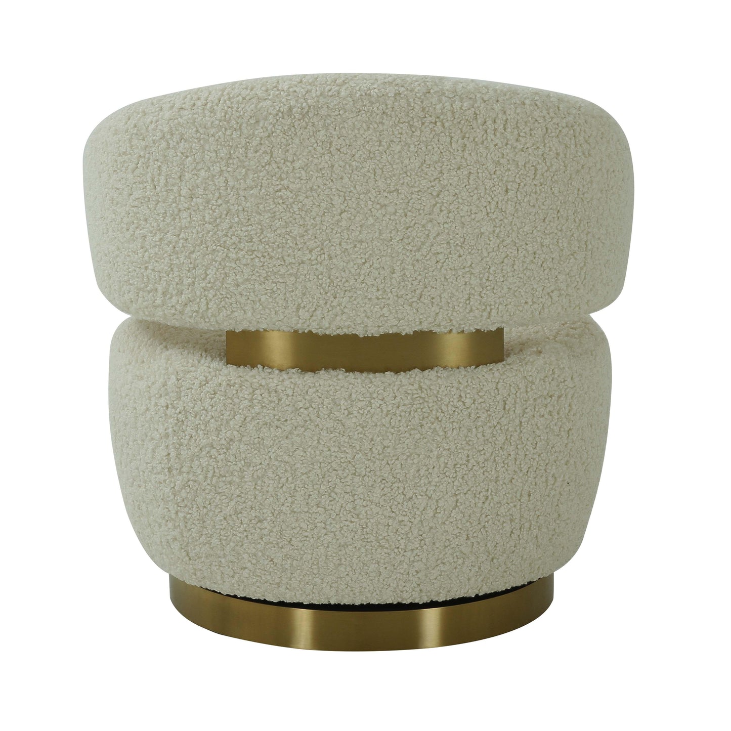 Austin Performance Fabric Swivel Accent Chair Beige by Tov Furniture