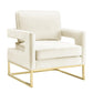 Avery Velvet Accent Chair by TOV S68199