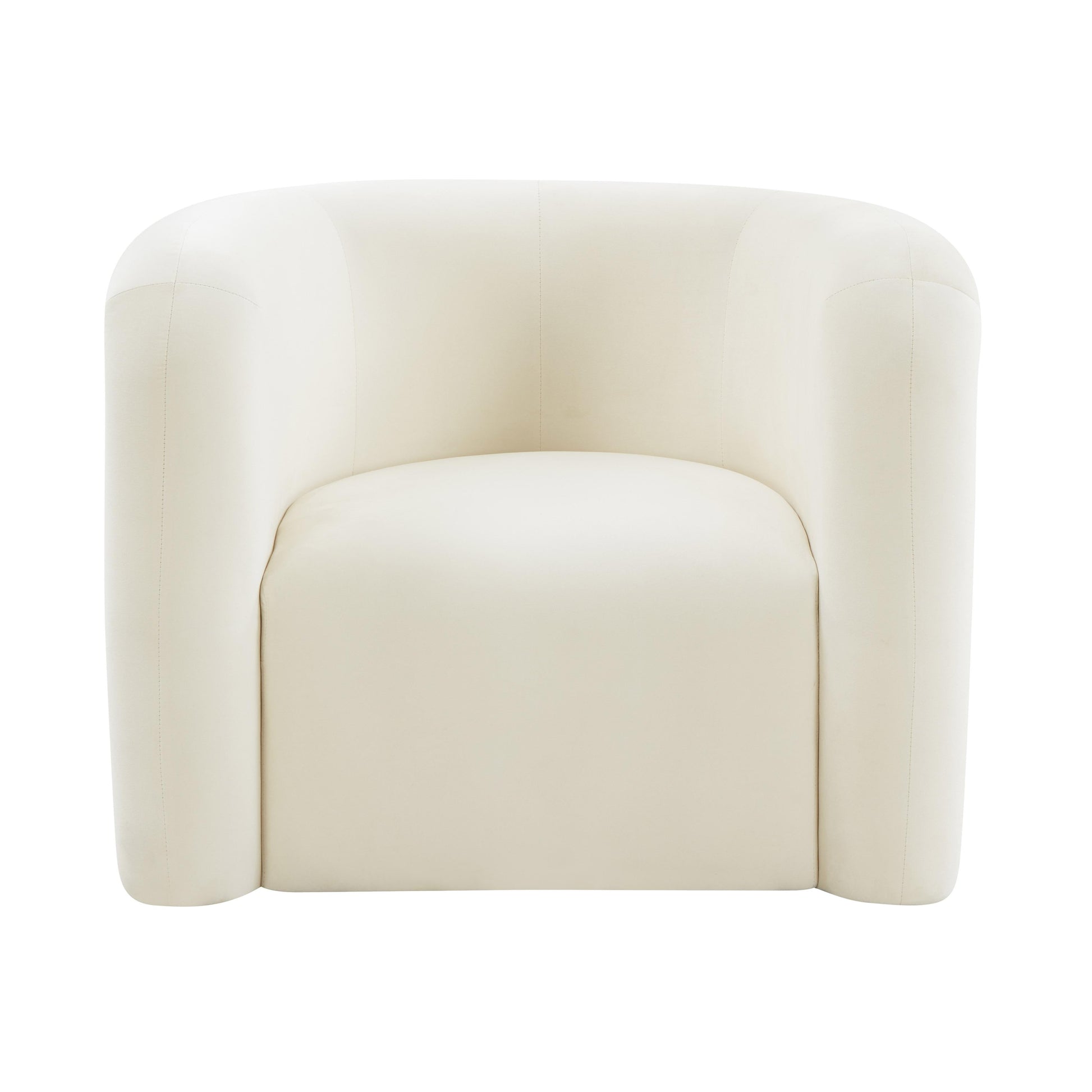 Curves Velvet Lounge Chair by TOV S68233