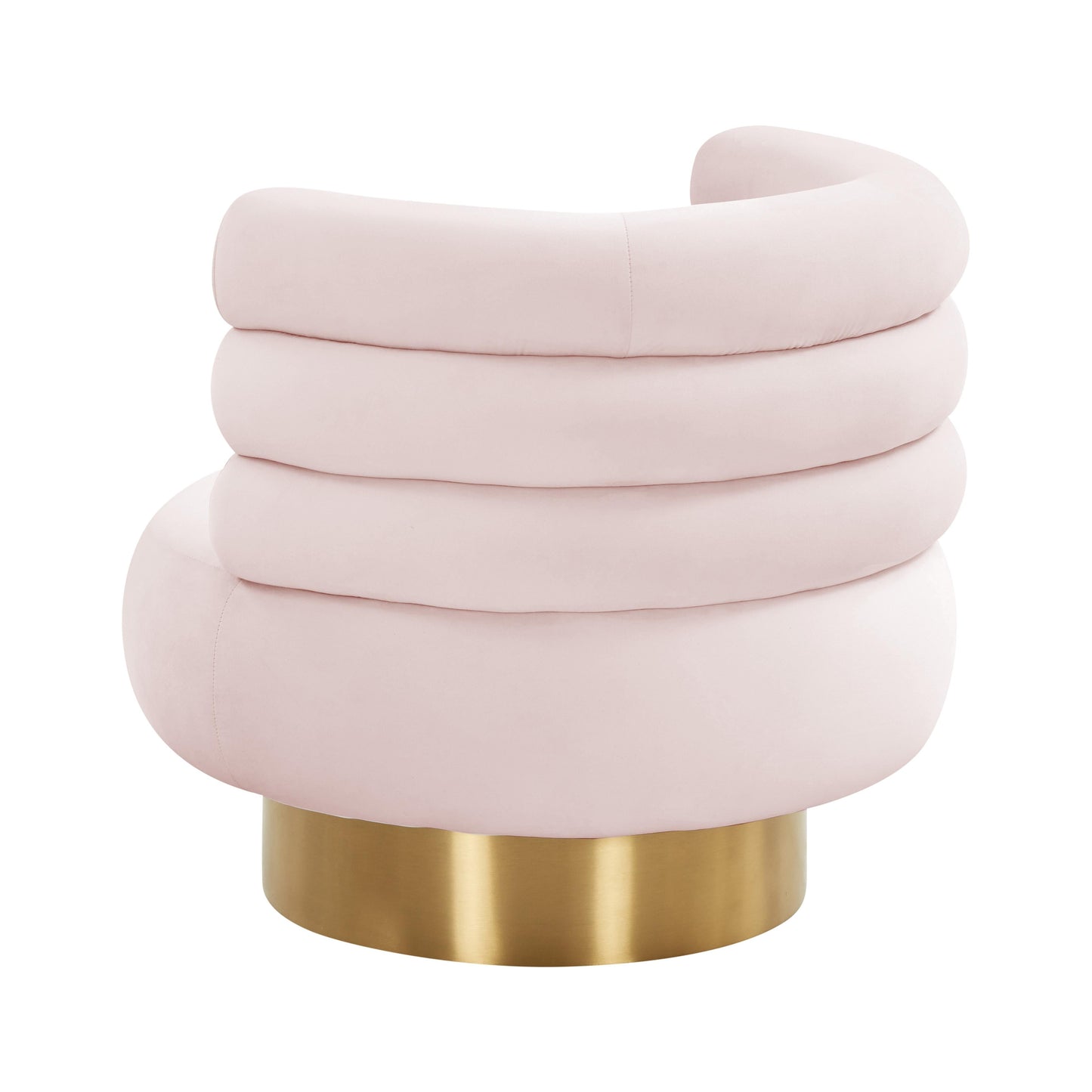 Naomi Velvet Swivel Chair by TOV S68237