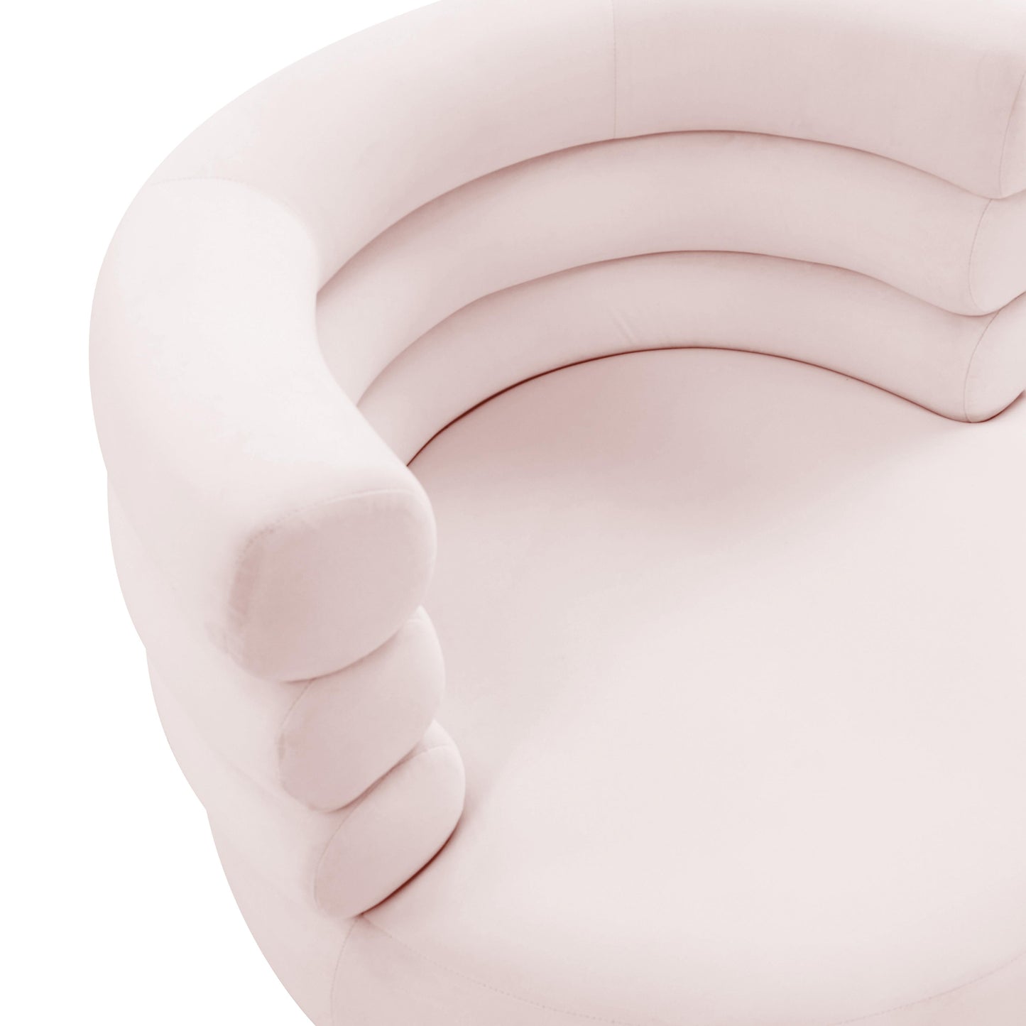 Naomi Velvet Swivel Chair by TOV S68238