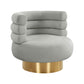 Naomi Velvet Swivel Chair by TOV S68237