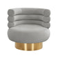 Naomi Velvet Swivel Chair by TOV S68237