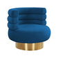 Naomi Velvet Swivel Chair by TOV S68238