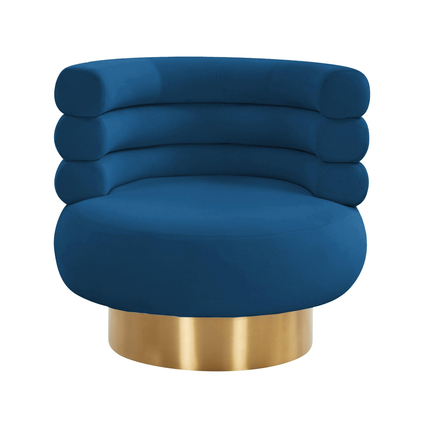Naomi Velvet Swivel Chair by TOV S68238
