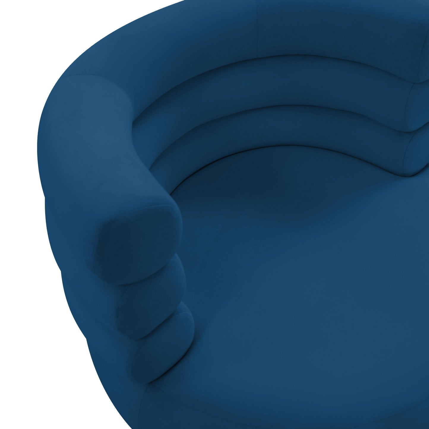 Naomi Velvet Swivel Chair by TOV S68236