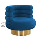 Naomi Velvet Swivel Chair by TOV S68236