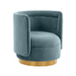 Remy Velvet Swivel Chair by TOV S68262