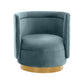 Remy Velvet Swivel Chair by TOV S68262