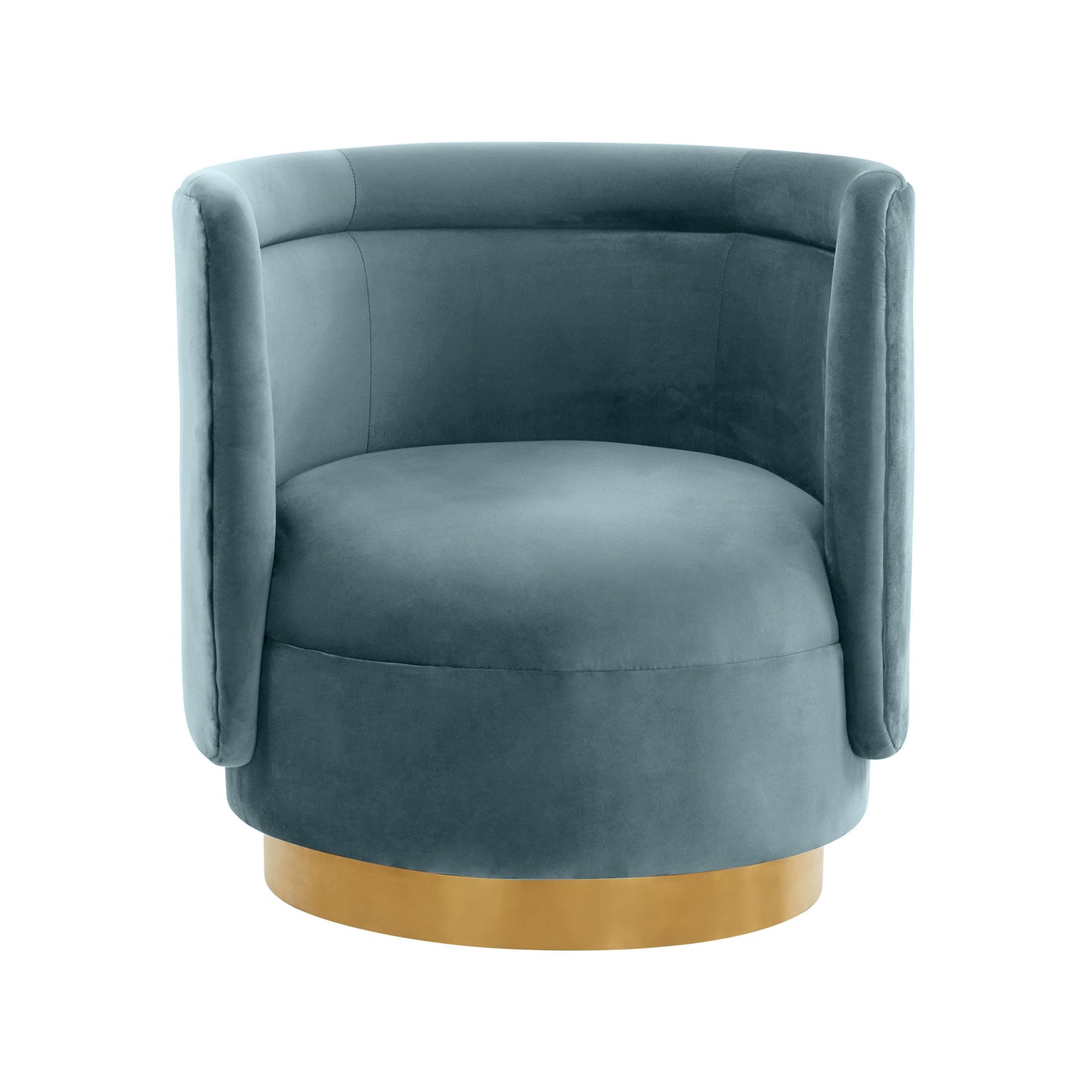 Remy Velvet Swivel Chair by TOV S68262
