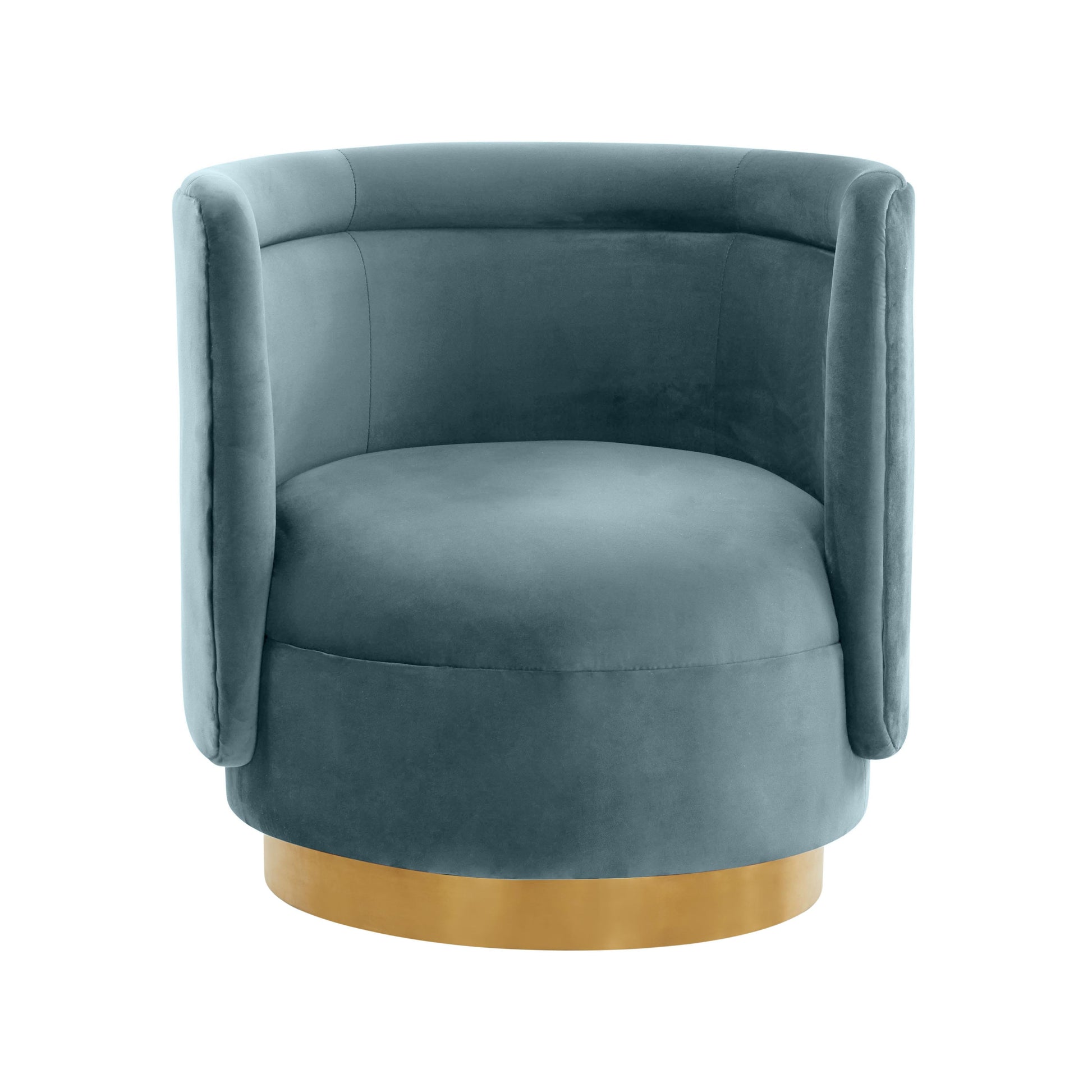 Remy Velvet Swivel Chair by TOV S68262