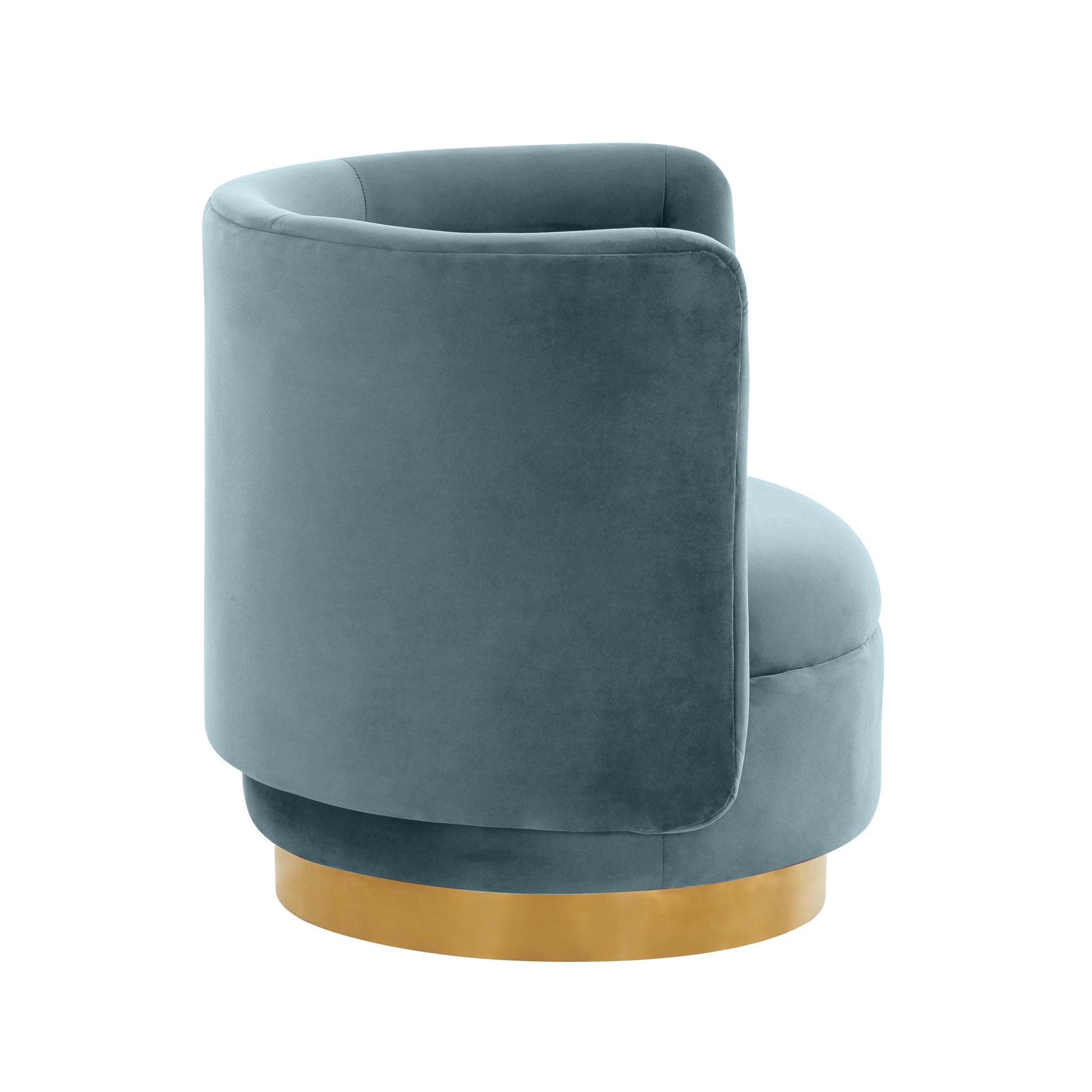 Remy Velvet Swivel Chair by TOV S68262