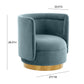 Remy Velvet Swivel Chair by TOV S68262
