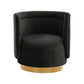 Remy Velvet Swivel Chair by TOV S68262