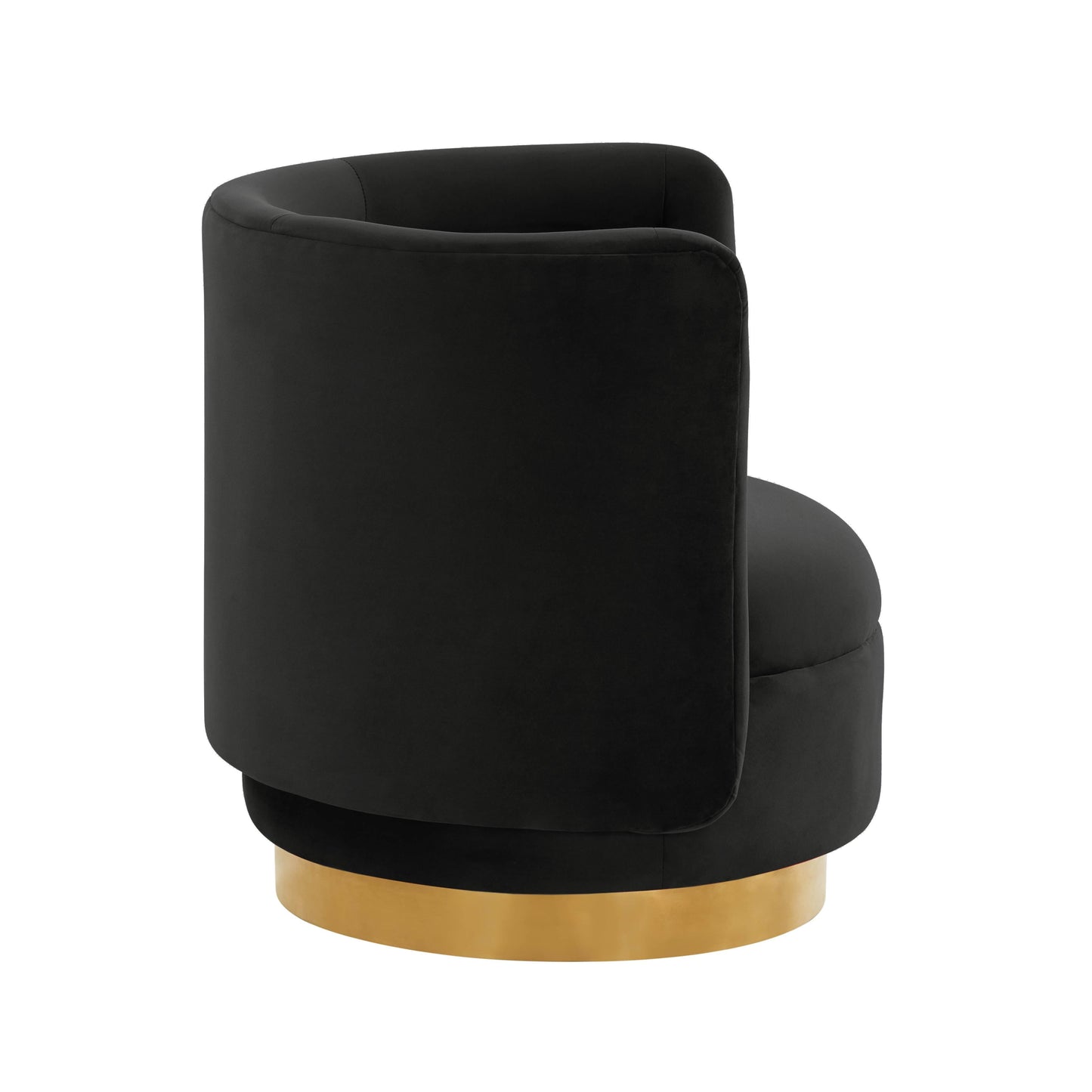 Remy Velvet Swivel Chair by TOV S68262