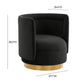 Remy Velvet Swivel Chair by TOV S68262