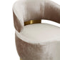 Austin Performance Fabric Swivel Accent Chair Champagne by Tov Furniture