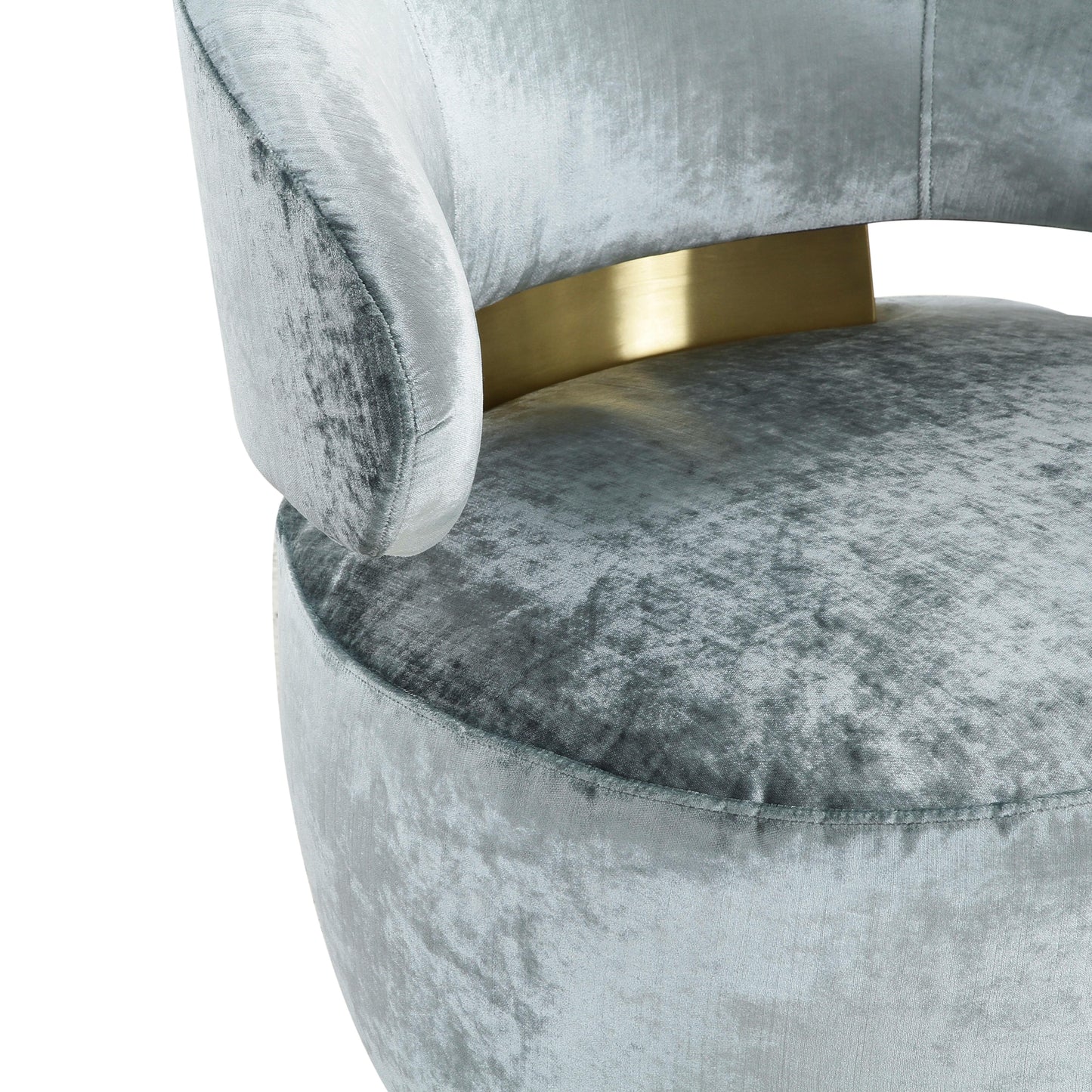 Austin Upholstered Swivel Chair by TOV S68119
