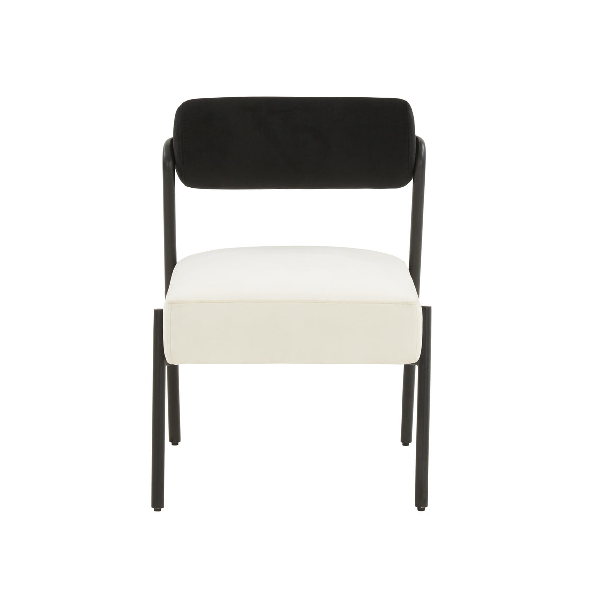 Jolene Performance Velvet Accent Chair in Black/Cream by TOV Furniture – photo 3 of 6