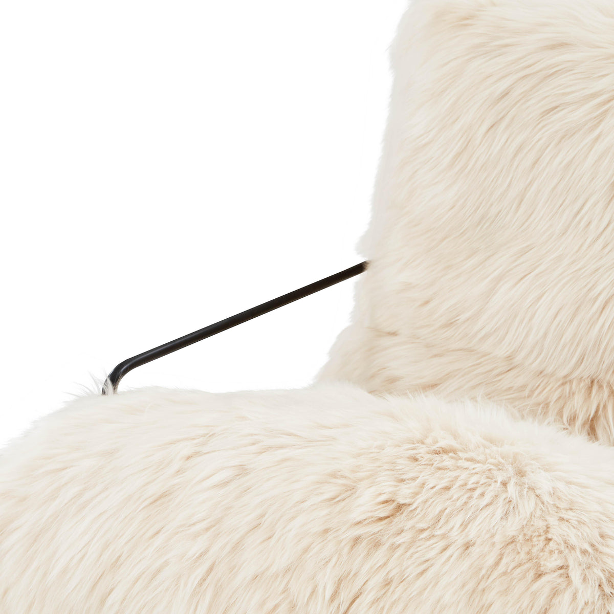 Kimi Natural Genuine Sheepskin Chair by TOV Furniture – photo 4 of 8