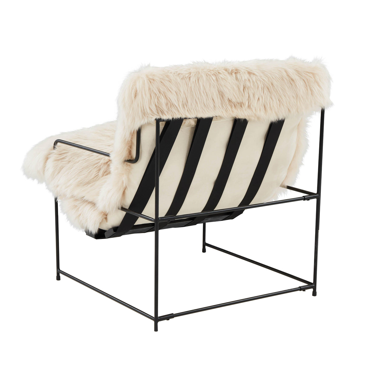 Kimi Natural Genuine Sheepskin Chair by TOV Furniture – photo 5 of 8