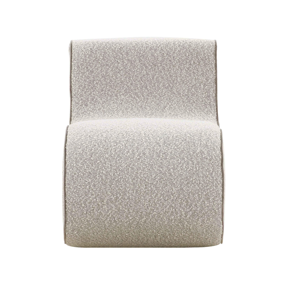 Senna Speckled Grey Performance Boucle Accent Chair by TOV Furniture – photo 3 of 6