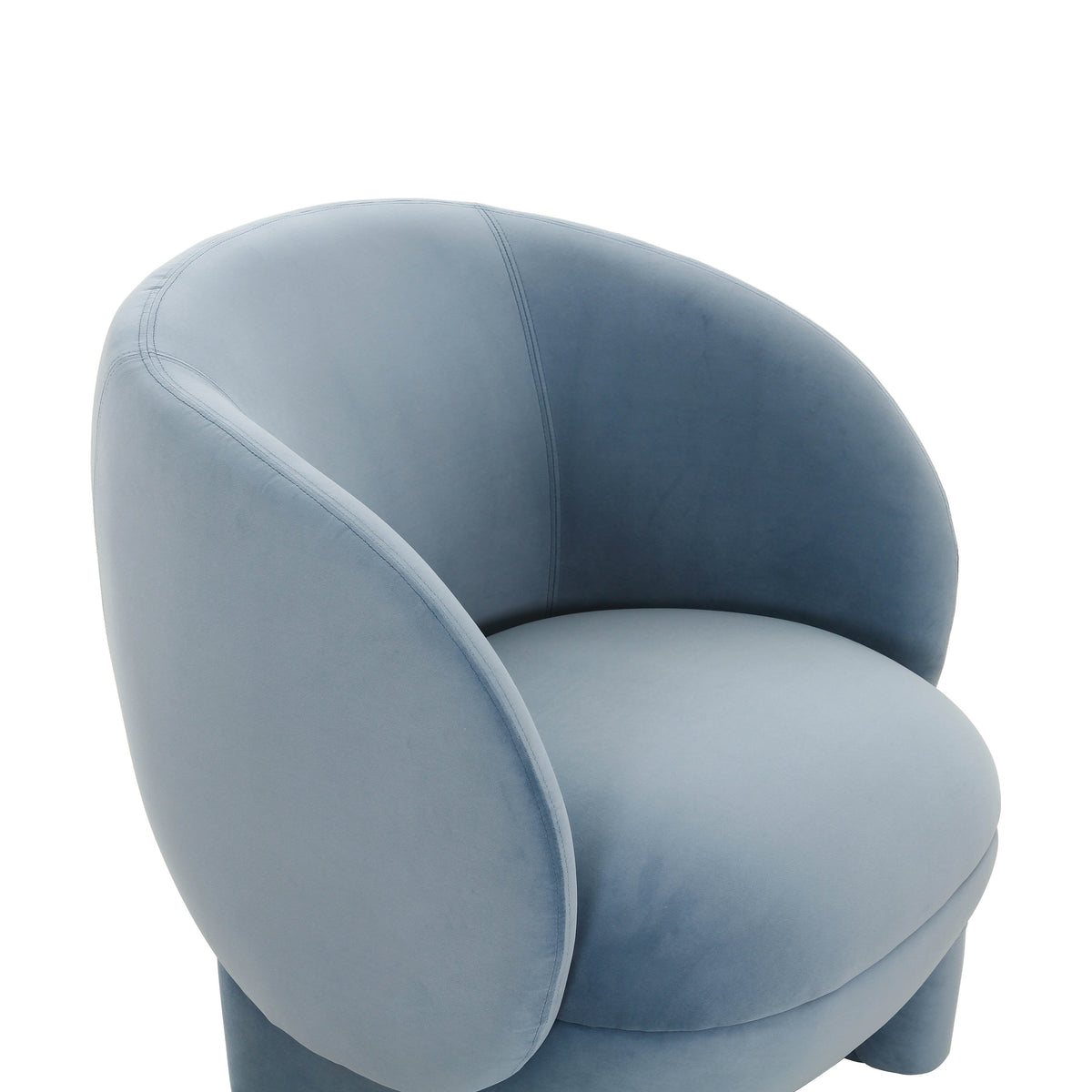 Kiki Blue Stone Performance Velvet Accent Chair by TOV Furniture – photo 4 of 6