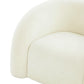 Slipper Upholstered Swivel Chair by TOV S68573