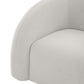Slipper Upholstered Swivel Chair by TOV S68573