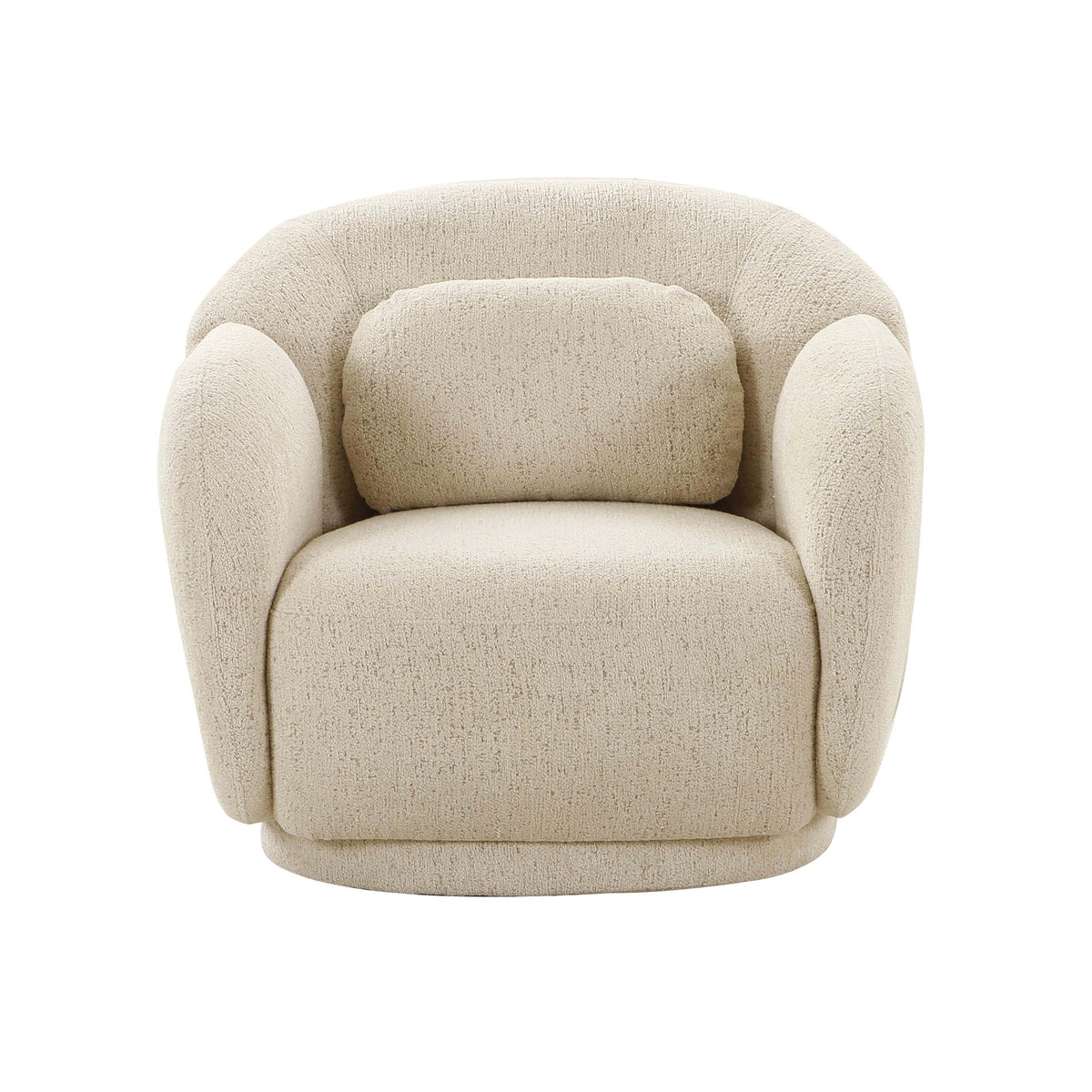 Misty Cream Performance Boucle Accent Chair by TOV Furniture – photo 1 of 6