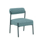 Jolene Green Patterned Linen Accent Chair by TOV