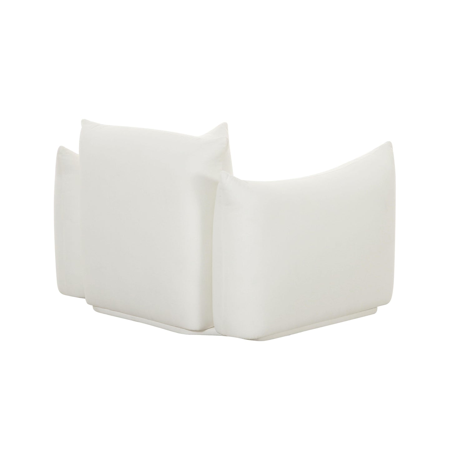 Saint Tropez Pearl Performance Fabric Stuffed Armchair by TOV S68847