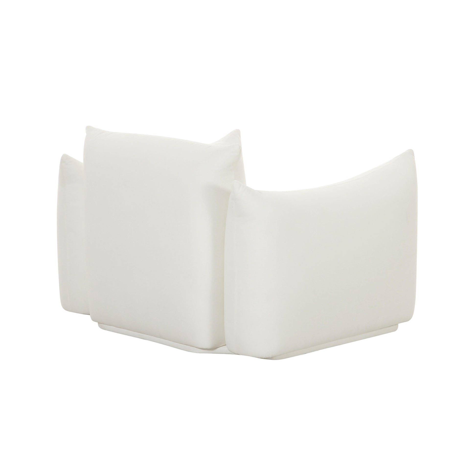 Saint Tropez Pearl Performance Fabric Stuffed Armchair by TOV S68847