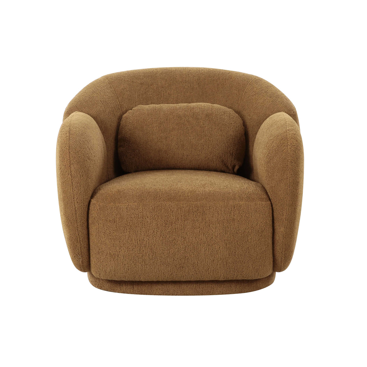 Misty Brown Performance Boucle Accent Chair by TOV Furniture – photo 1 of 6