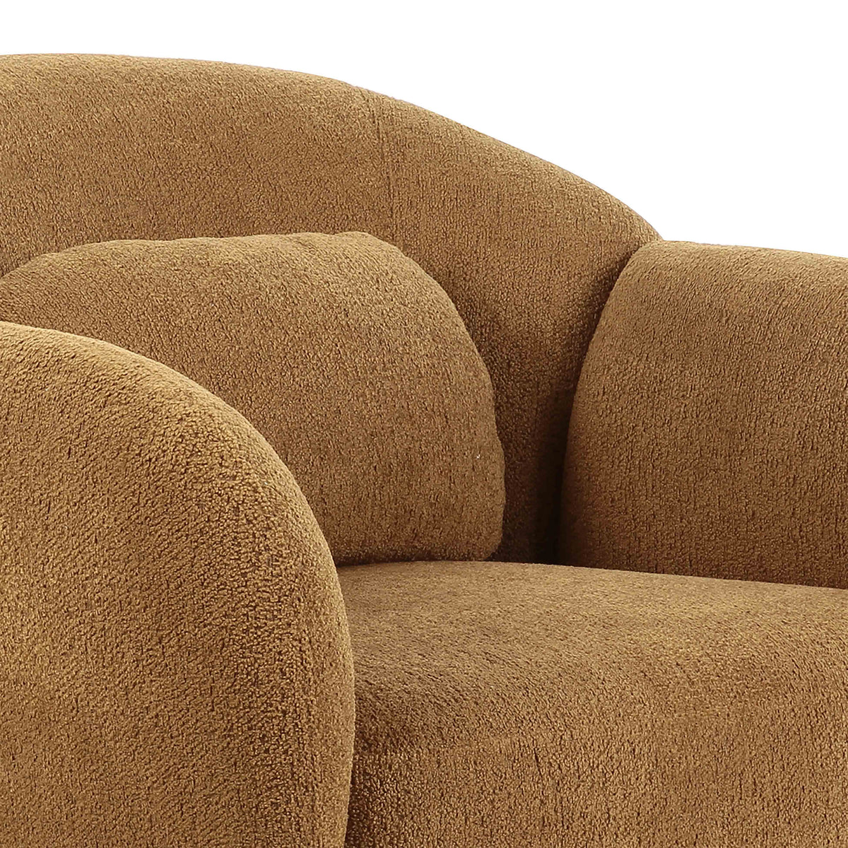 Misty Brown Performance Boucle Accent Chair by TOV Furniture – photo 5 of 6