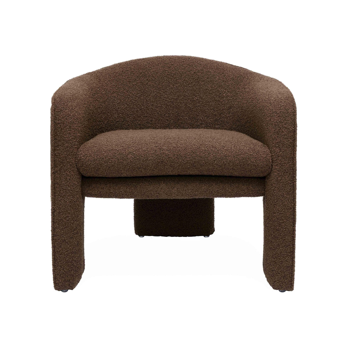 Marla Chocolate Brown Performance Boucle Accent Chair by TOV Furniture – photo 2 of 8