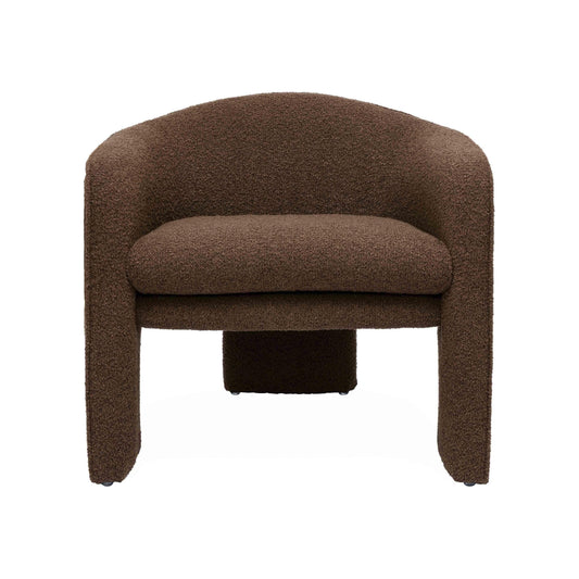 Marla Chocolate Brown Performance Boucle Accent Chair by TOV Furniture – photo 2 of 8