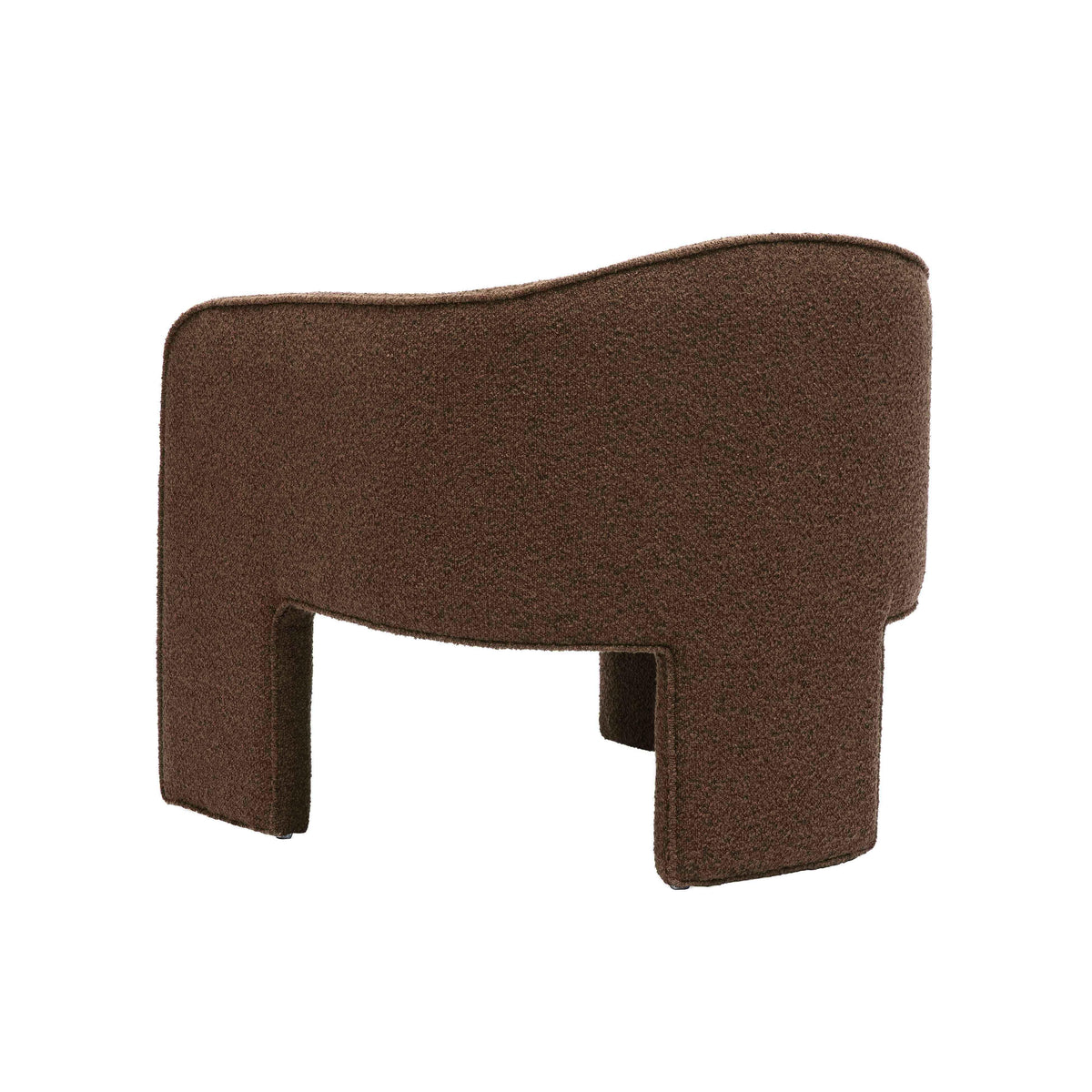 Marla Chocolate Brown Performance Boucle Accent Chair by TOV Furniture – photo 3 of 8