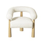 Spara Cream Performance Boucle Accent Chair by TOV