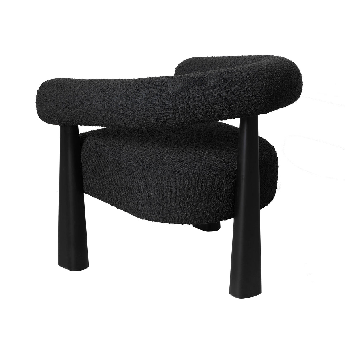 Spara Black Performance Boucle Accent Chair by TOV Furniture – photo 4 of 6
