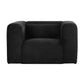 Tarra Fluffy Oversized Corduroy Armchair by TOV S69011