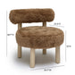Carmel Vegan Shearling Accent Chair by TOV S69030