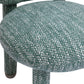 Manu Teal Nubby Performance Fabric Side Chair by TOV