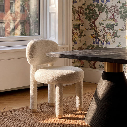 Manu Cream Performance Boucle Side Chair by TOV Furniture – photo 2 of 9
