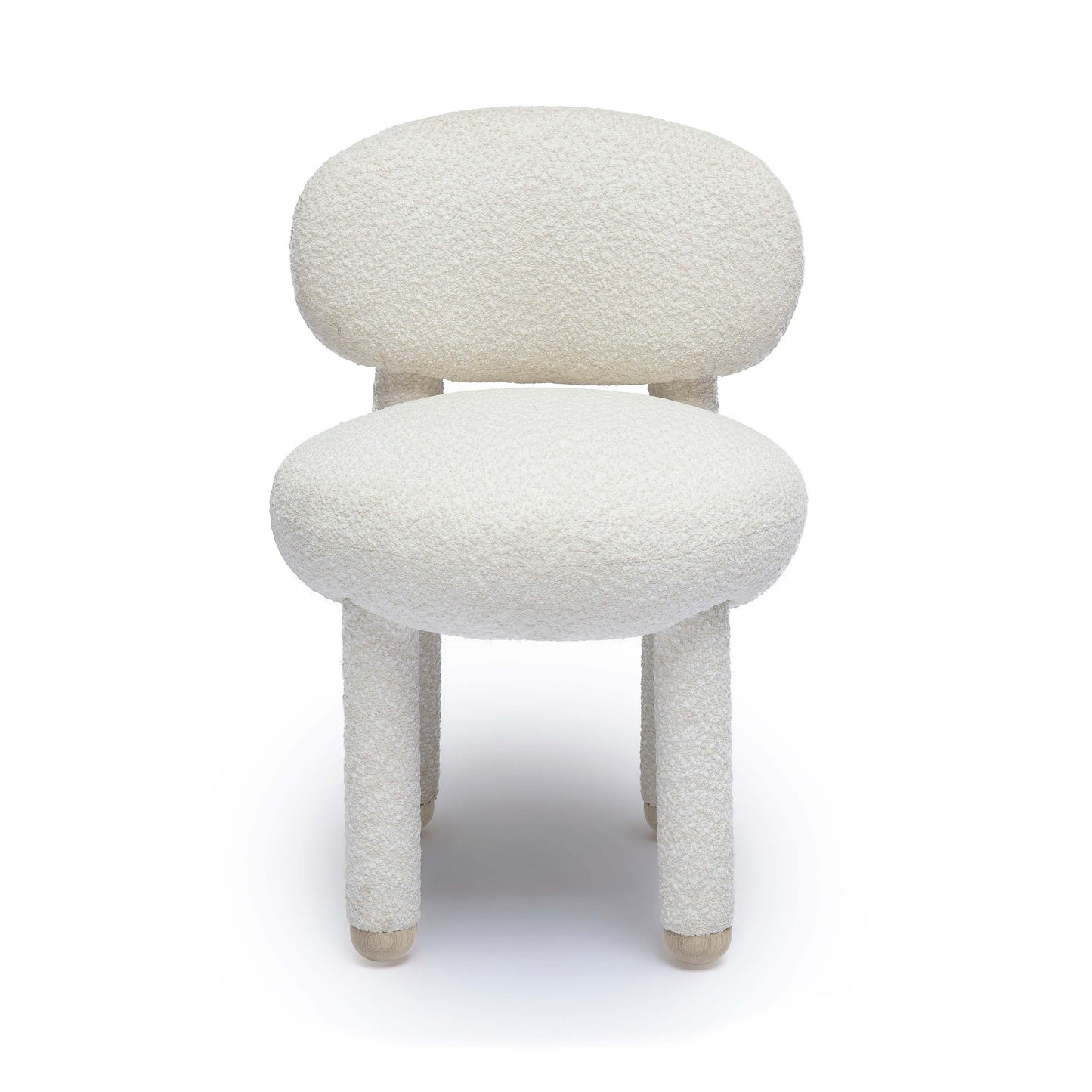 Manu Cream Performance Boucle Side Chair by TOV