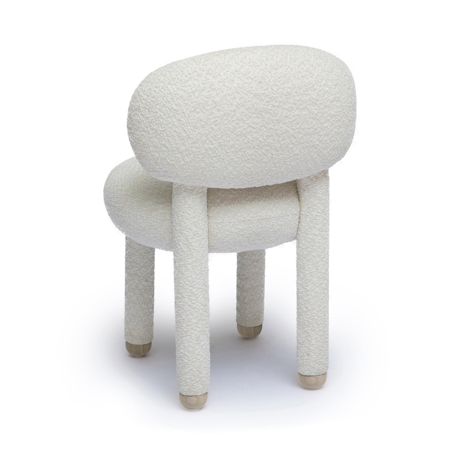 Manu Cream Performance Boucle Side Chair by TOV