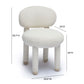 Manu Cream Performance Boucle Side Chair by TOV